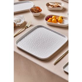 Karaca X Refika'dan 26 cm Beyaz Servis Tabağı