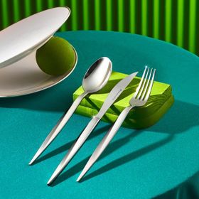 Karaca x Sarıyer Design Vortex 316+ 84 Parça 12 Kişilik Elegance Çatal Kaşık Bıçak Takımı