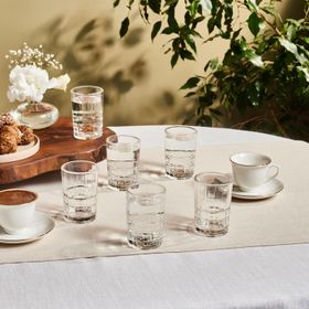 Karaca Yaren 115 ml 6'lı Kahve Yanı Bardak Seti