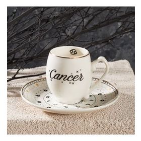 Karaca Yengeç Burcu Tek Kişilik 90 ml Kahve Fincanı