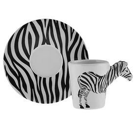 Karaca Zebra 2 Kişilik 60 ml Kahve Fincan Takımı