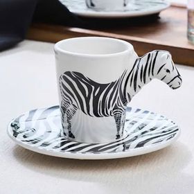 Karaca Zebra 2 Kişilik 60 ml Kahve Fincan Takımı
