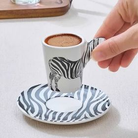 Karaca Zebra 2 Kişilik 60 ml Kahve Fincan Takımı