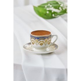 Karaca Zen Mavi 6 Kişilik 90 ml Kahve Fincan Takımı