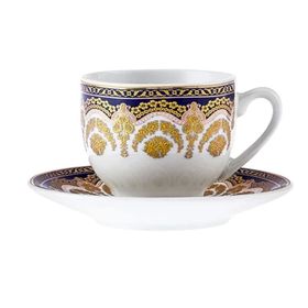 Karaca Zen Mavi 6 Kişilik 90 ml Kahve Fincan Takımı