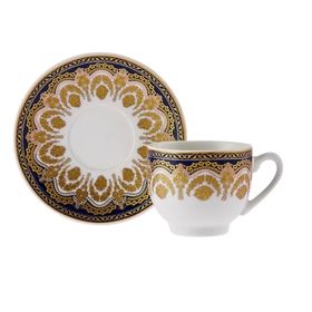 Karaca Zen Mavi 6 Kişilik 90 ml Kahve Fincan Takımı