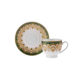 Karaca Zen Yeşil 2 Kişilik 180 ml Çay Fincan Takımı