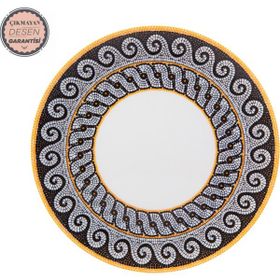 Karaca Zeugma Beyaz 25 cm Servis Tabağı