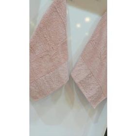 Karacan 50x85 cm Linens Pembe Yüz Havlusu