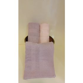 Karacan 50x90 cm Yasemin Mor Yüz Havlusu