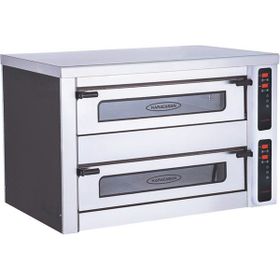 Karacasan Elektrikli Çift Katlı 12'li Dijital Pizza Fırını