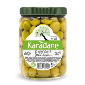 Karadane 600 gr 201-230 Kalibre Xl Çizik Yeşil Zeytin