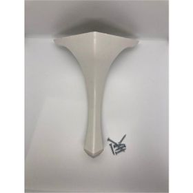 Karakoç Lükens 28x16x16 cm Beyaz Plastik Puf Sehpa Ayağı