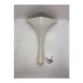 Karakoç Lükens 28x16x16 cm Beyaz Plastik Puf Sehpa Ayağı
