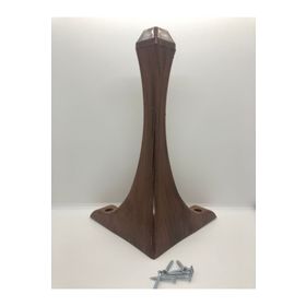 Karakoç Lükens 28x16x16 cm Ceviz Plastik Puf Sehpa Ayağı