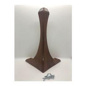 Karakoç Lükens 28x16x16 cm Ceviz Plastik Puf Sehpa Ayağı