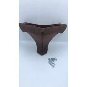 Karakoç Plastik Dekoratif 12 cm Ceviz 4 Adet Mobilya Ayağı