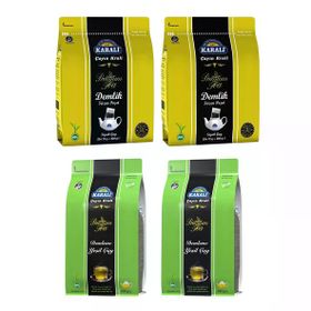 Karali 300 gr Premium Demlik Poşet Çay + 200 gr Demleme Yeşil Çay