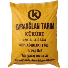 Karaoğlan Tarım 5 kg Akrep Yılan Domuz Kovucu Kükürt Ph Düşürücü Toz