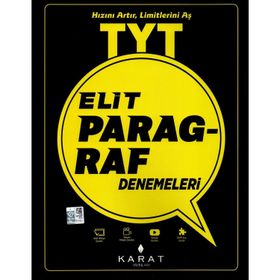Karat Yayınları TYT Elit Paragraf Denemeleri