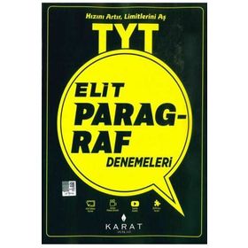 Karat Yayınları TYT Elit Paragraf Denemeleri