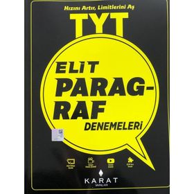 Karat Yayınları TYT Elit Paragraf Denemeleri