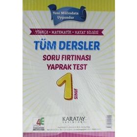Karatay 1.Sınıf Tüm Dersler Soru Fırtınası Yaprak Test - Kolektif