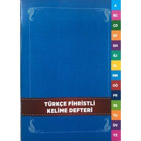 Karatay 96 Sayfa Karton Kapak Fihristli Türkçe Kelime Defteri