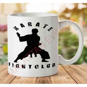 Karate Fight Club Baskılı Kupa Bardak