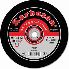 Karbosan 10220 180x1.9x22 mm Thınlıne İnox Kesme Taşı