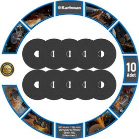 Karbosan 115 mm 40 Kum Fiber Disk Zımpara
