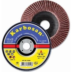 Karbosan 115 mm 40 Kum Konik Flap Disk
