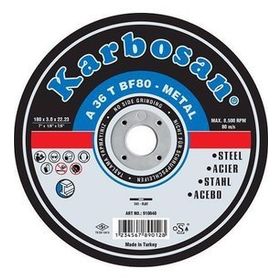 Karbosan 115 NK Metal 115x3.0x22 mm 5 Adet Kesme Taşı