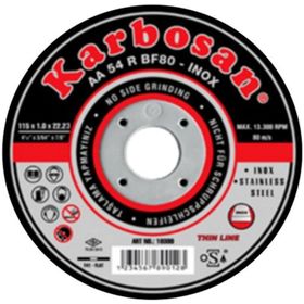 Karbosan 115x1.0 300 lü Paket Inox-Thinline Kesme Taşı