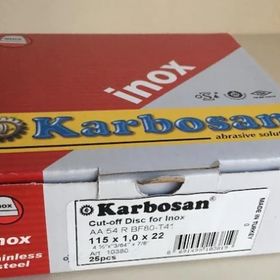 Karbosan 115x1.0x22.23 mm 25 Adet İnox Kesme Taşı