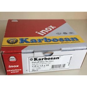 Karbosan 115x1.0x22.23 mm 25 Adet İnox Kesme Taşı