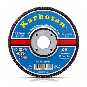 Karbosan 115x22.23 60 Kum 983460 Premium Line AO Flap Disk Zımpara
