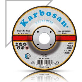 Karbosan 115x6.4x22.23 910550 A 24 Rs BF80 Bombeli Metal Taşlama Taşı