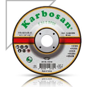 Karbosan 115x6.4x22.23 910730 C 24 S BF80 Bombeli Döküm Taşlama Taşı