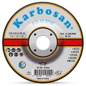 Karbosan 115X6.4X22.23 mm 10550 Metal Taşlama Taşı