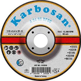 Karbosan 115x6.4x22.23 mm Taşlama Diski