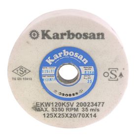 Karbosan 125 x 25 x 20 - 70 x 14 Hızar Makinesi İçi Çukur Bileme - Zımpara Taşı
