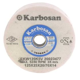 Karbosan 125 x 25 x 20 - 70 x 14 Hızar Makinesi İçi Çukur Bileme - Zımpara Taşı
