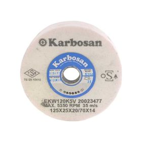 Karbosan 125 x 25 x 20 - 70 x 14 Hızar Makinesi İçi Çukur Bileme - Zımpara Taşı