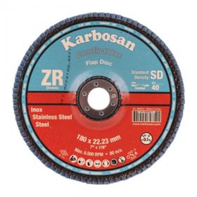 Karbosan 180 mm 40 ZR Flap Disk