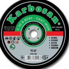 Karbosan 180 mm Mermer Kesici Taşlama Disk