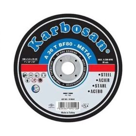 Karbosan 180 mm Metal Kesici Taşlama Disk