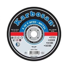Karbosan 180 mm Metal Kesici Taşlama Disk