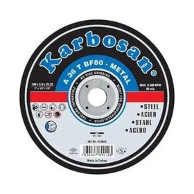 Karbosan 180 mm Metal Kesici Taşlama Disk