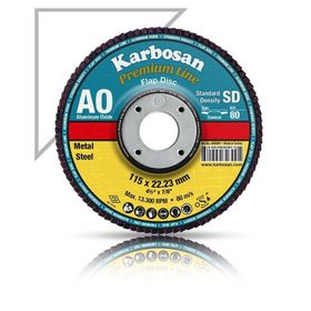 Karbosan 180x22.23 60 Kum Flap Disk
